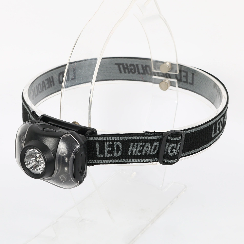 Yichen LED Headlamp with 3 White LED Light, 4 Red LED Flash Light