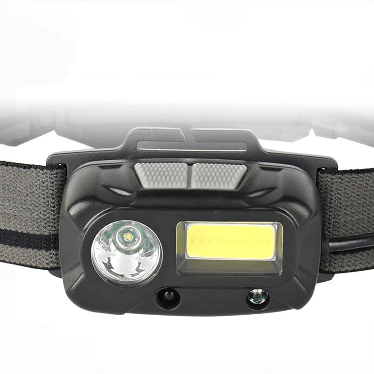 Glodmore2 Factory Supply Waterproof Rechargeable XPE-COB Bright Long Distance Sensor LED Headlamps with Red Sos Light