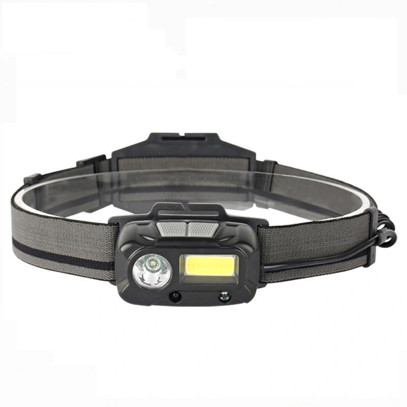 Glodmore2 Multi-Functional USB Rechargeable Lithium Polymer Battery Sensor LED Headlamp &amp; Headlight with 3 Modes Light