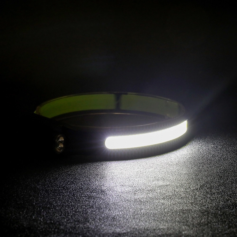 LED Intelligent Rechargeable Headlight Motion Sensor COB Rechargeable Headlamp Portable Outdoor