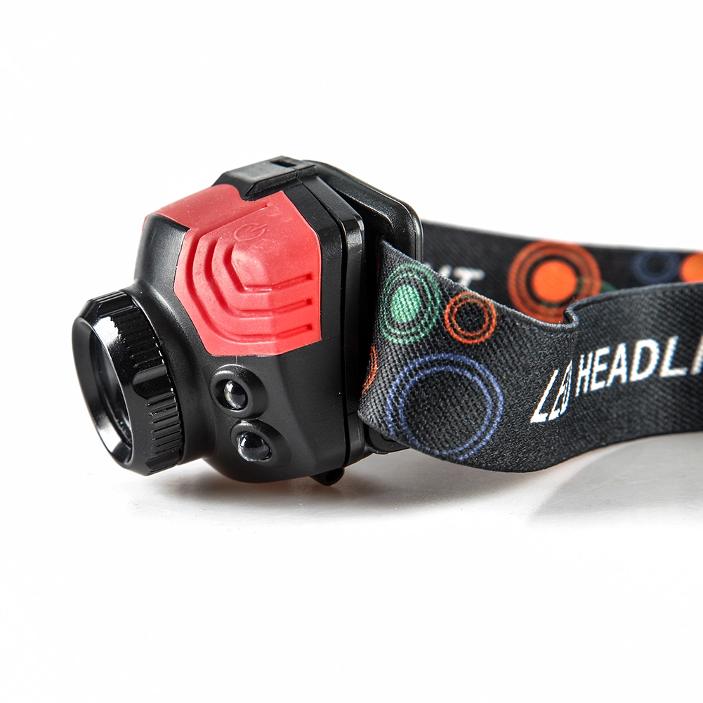 Yichen Zoomable USB Rechargeable LED Headlamp with Red Light