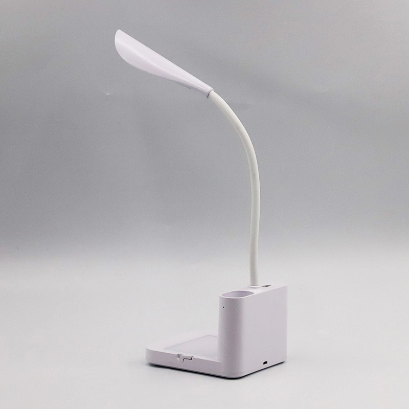 Goldmore11 USB Rechargeable Lumio LED Book Lamp with Clipboard Pen Holder Mobile Phone Bracket Folding Table Light