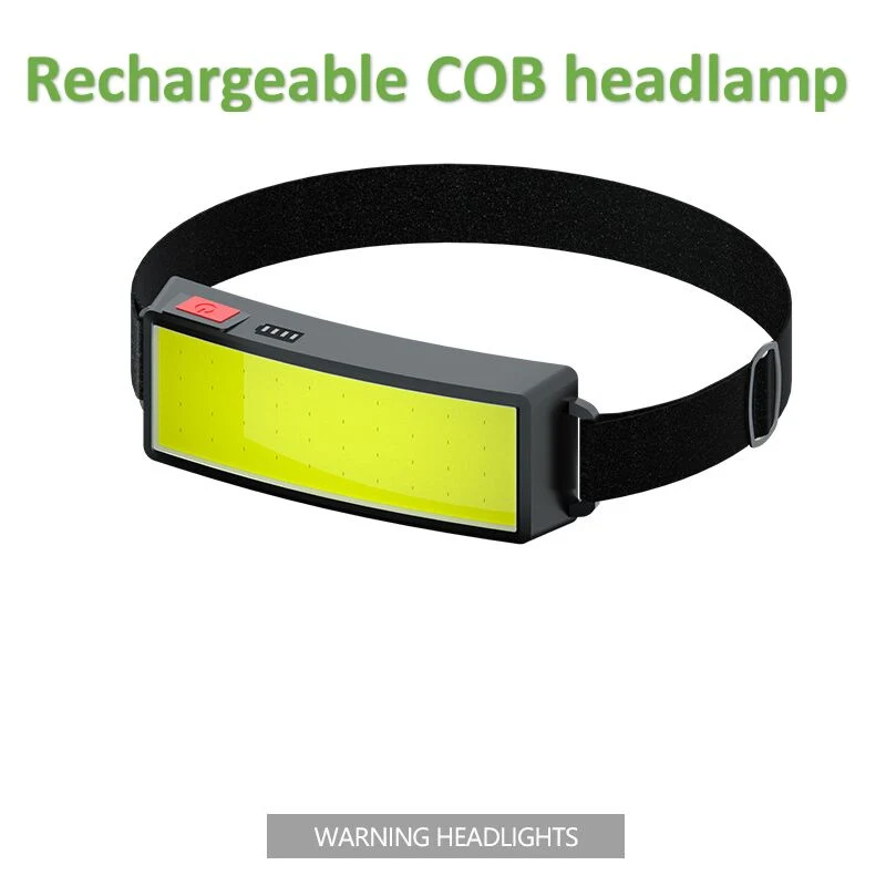 Wholesale Outdoor Decorative COB Flood Strap Rechargeable Headlamp Hot Sale All Perspective Induction Headlamp Quality Torch LED Headlamp
