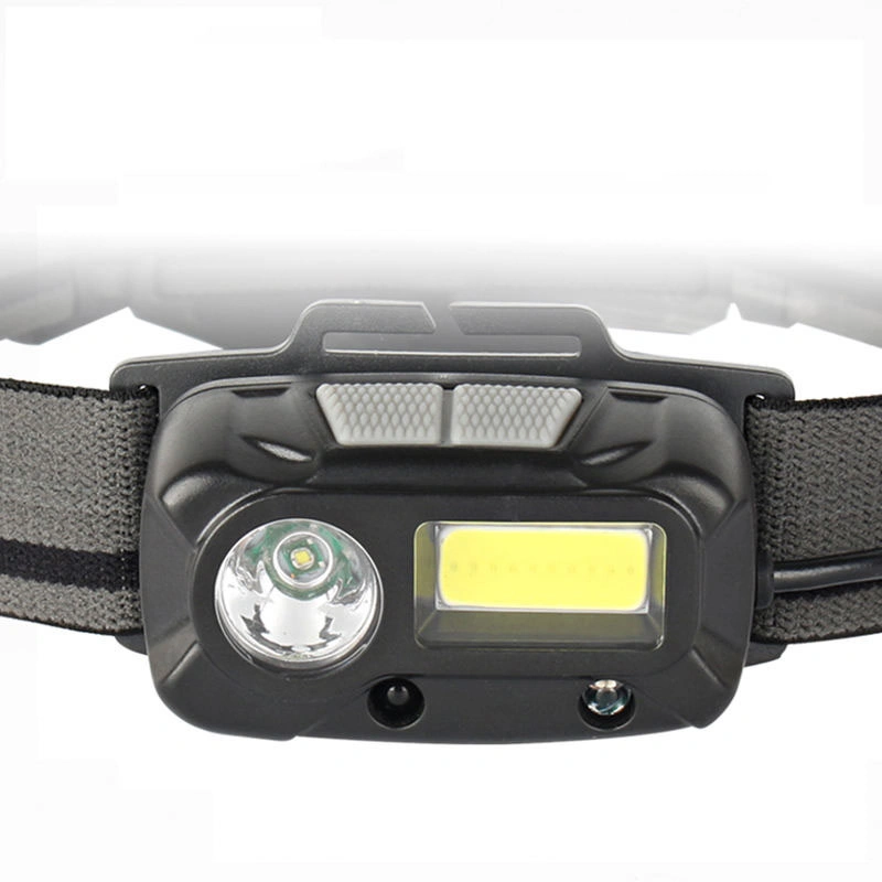 Glodmore2 Multi-Functional USB Rechargeable Lithium Polymer Battery Sensor LED Headlamp &amp; Headlight with 3 Modes Light