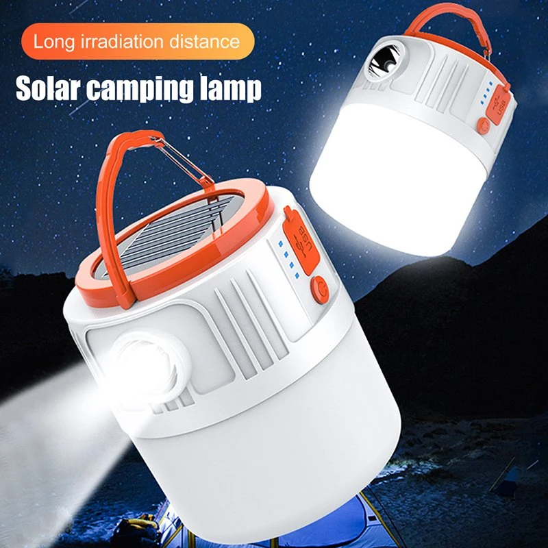 High Power Rechargeable Bulb 30W 60W IP65 LED Emergency Portable Camping Lamps Power Bank and LED Lights