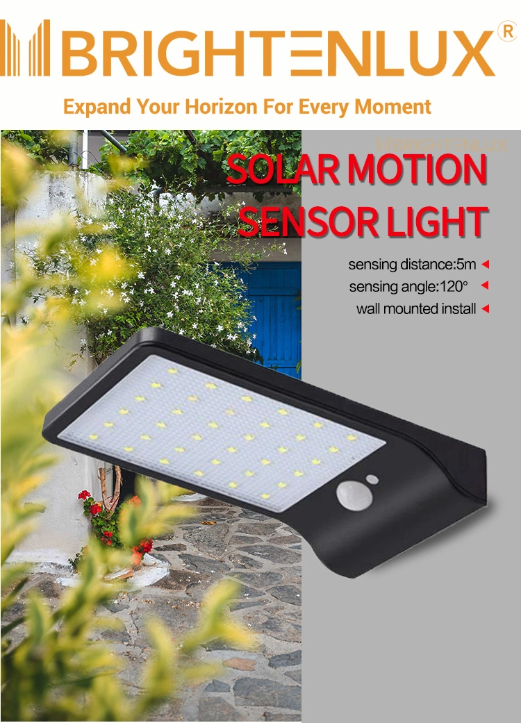 Brightenlux Wholesale Manufactures Smart Outdoor Garden Solar Light, Waterproof LED Solar Motion Sensor Light