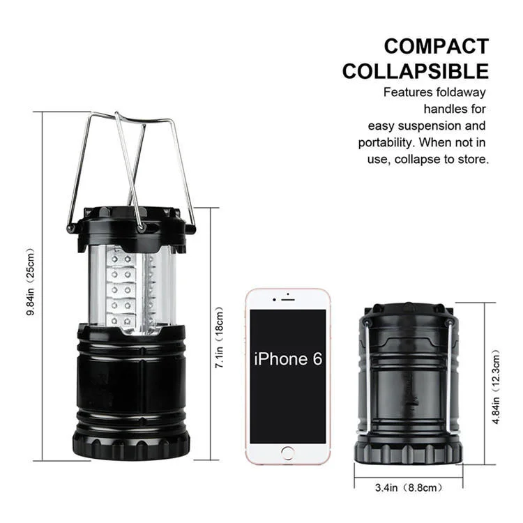 Goldmore2 LED Camping Lantern Portable Collapsible Outdoor Light Emergency Lamp