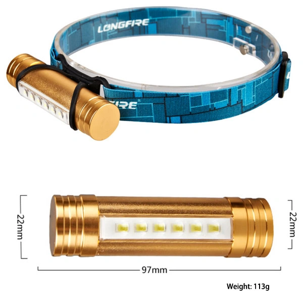 6616 Mini SMD LED USB Power Bank Headlamp