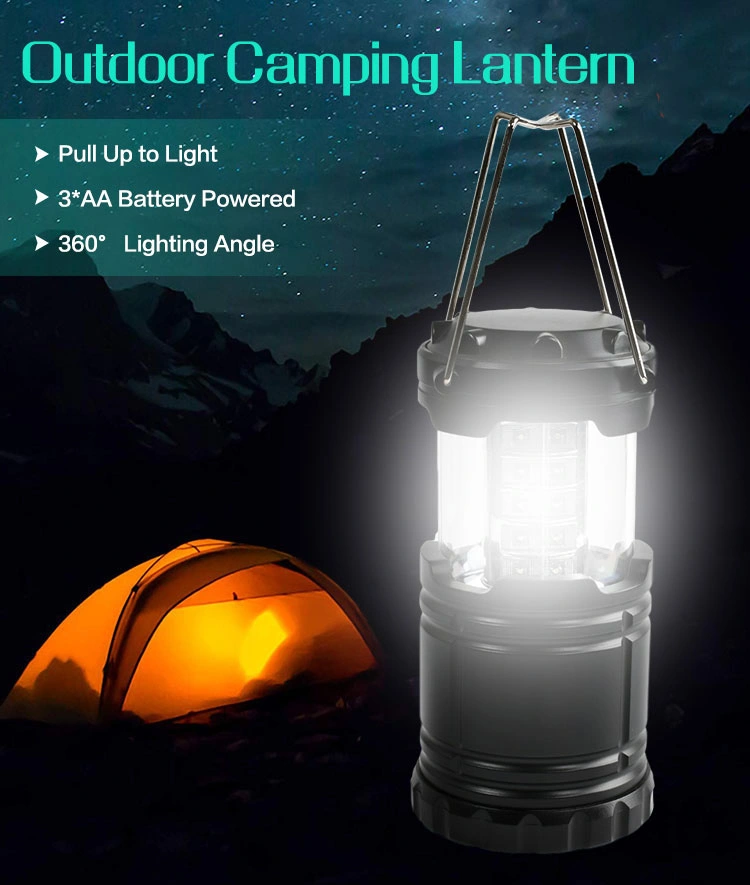 Glodmore2 2022 Factory Wholesale Cheap Emergency Waterproof Outdoor Handheld 30 LED Camping Lantern Light