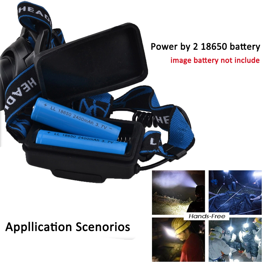 Zoom 1000 Lumen Head Light Rechargeable Head Torch Lamp Portable LED Headlight Camping LED Headlamp