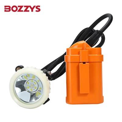 Bozzys Sicherheits-LED Kohle Bergbau Notfall wiederaufladbare Stirnlampe mit Kabeln Für den Außenbereich