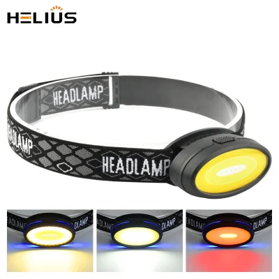 Hleius 3 Lichtquelle Typ-C Laden Outdoor Abenteuer Wandern COB Scheinwerfer
