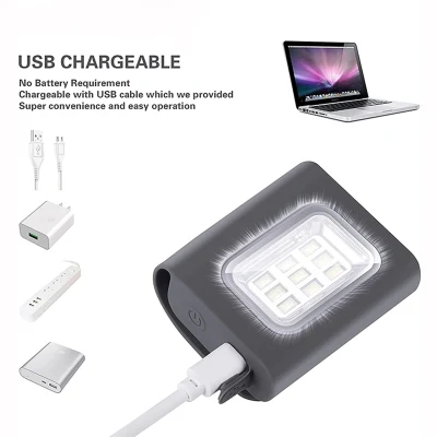 USB Wiederaufladbare Nacht Walking Light Lauflicht Clip on LED Sicherheitsleuchten für Läufer und Jogger Wyz19103
