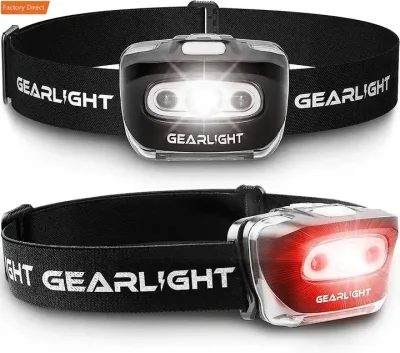  LED Licht rot Sicherheit Kopf Lampe Outdoor Einstellbare Stirnband Taschenlampe S500 Scheinwerfer