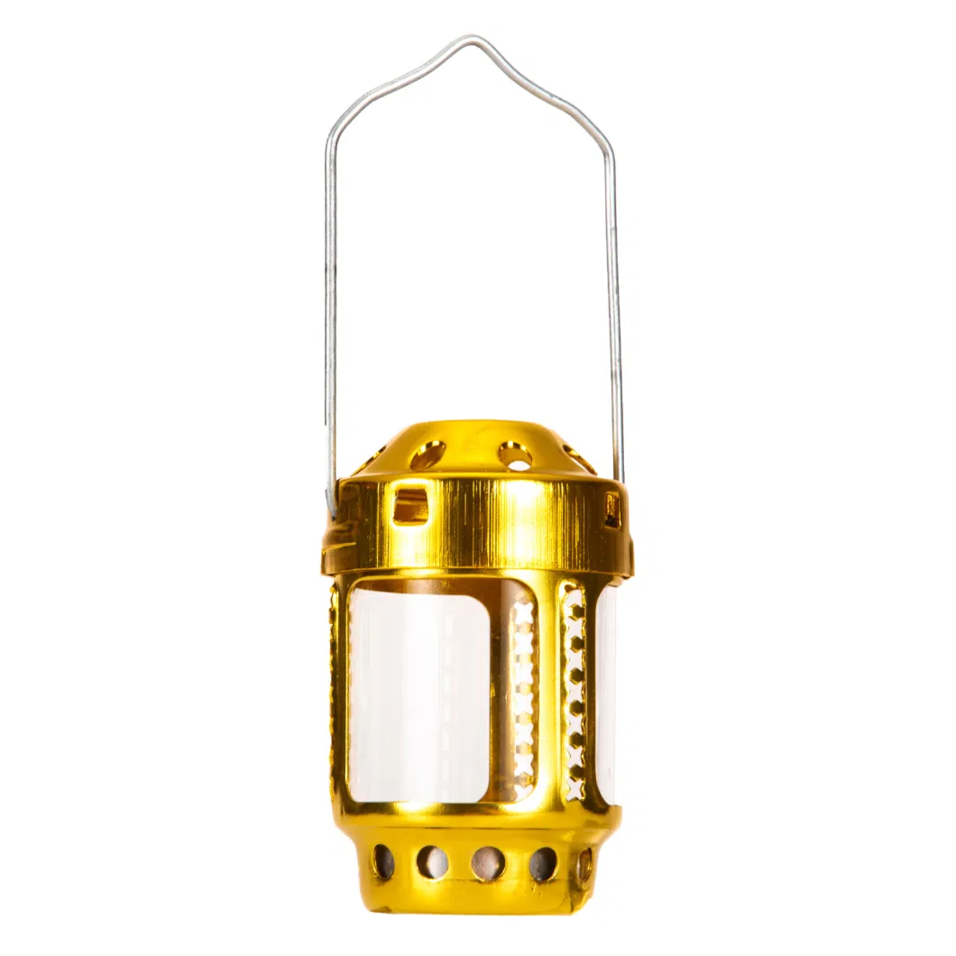 Candle Lantern Mini Bright Aluminium Alloy Brass Night Fishing Hanging Candle Lamp Outdoor Light