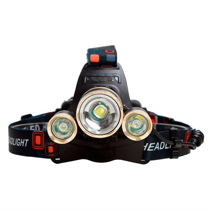 High Brightness LED Head Light USB Rechargeable Head Light Waterproof LED Headlamp