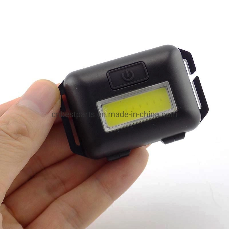 Wholesale Upgrade Mini COB LED Head Torch Light Flashing AAA Battery Powered Headlight Lantern Head Torch Lamp Quality LED Headlamp