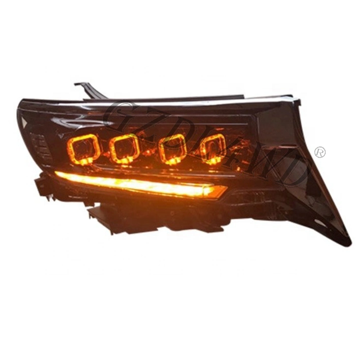 Hilux LED Light Double Beam Lens Projector Headlight for Toyota Prado150