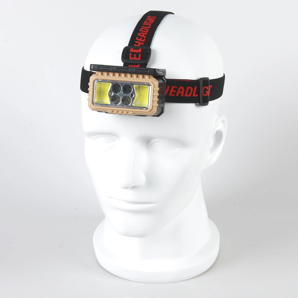 Yichen Solar Powered Motion Sensor LED+COB Headlamp
