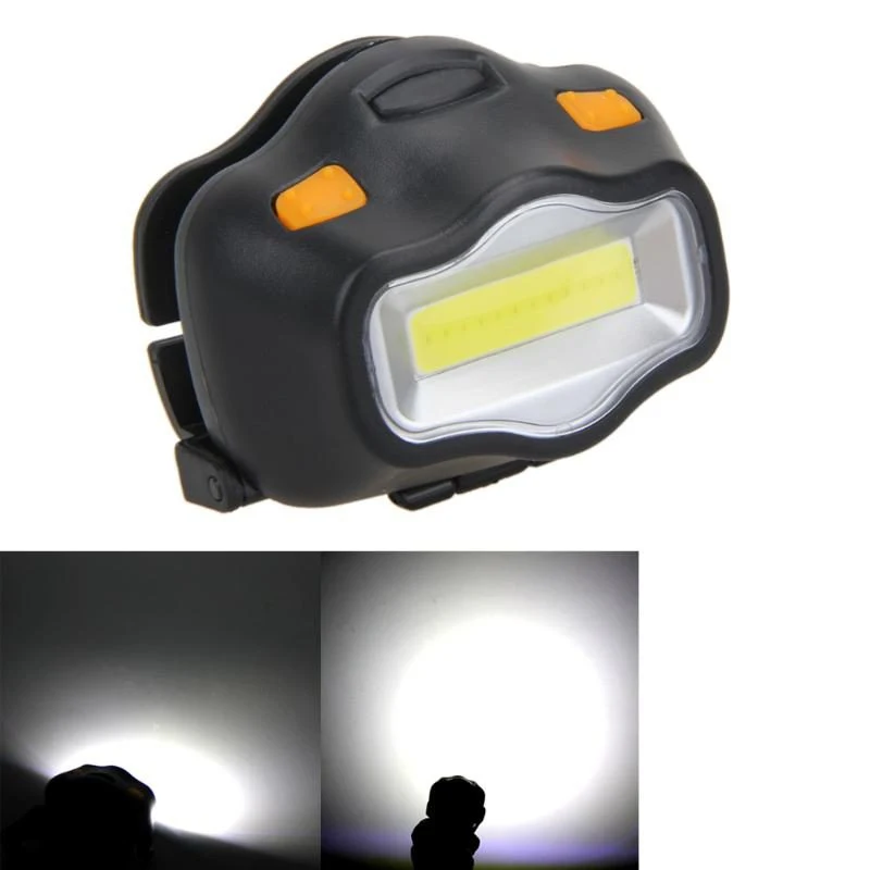 Portable Outdoor Hunting Hiking Emergency COB Work Lights Mini Cheap LED Head Lamp Headlamp