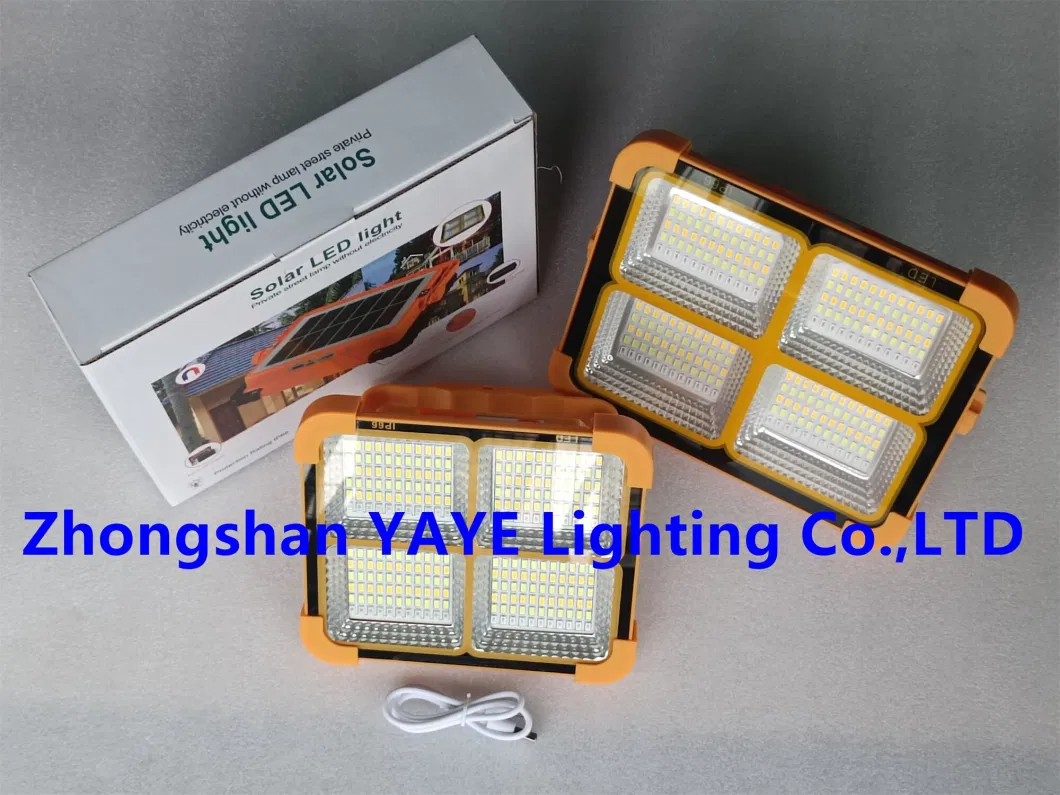 Yaye Salable Factory Price CE Portable Mini 50W/100W/200W Lithium Battery Solar LED Camping Lighting with 3 Years Warranty/ 1000PCS Stock/Best Supplier