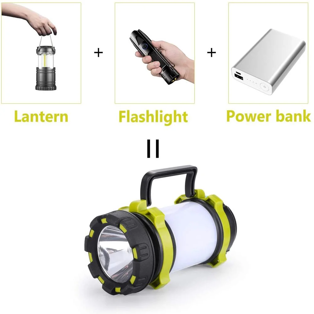 2024 Outdoor Tent Waterproof Foldable LED Camping Lantern Light