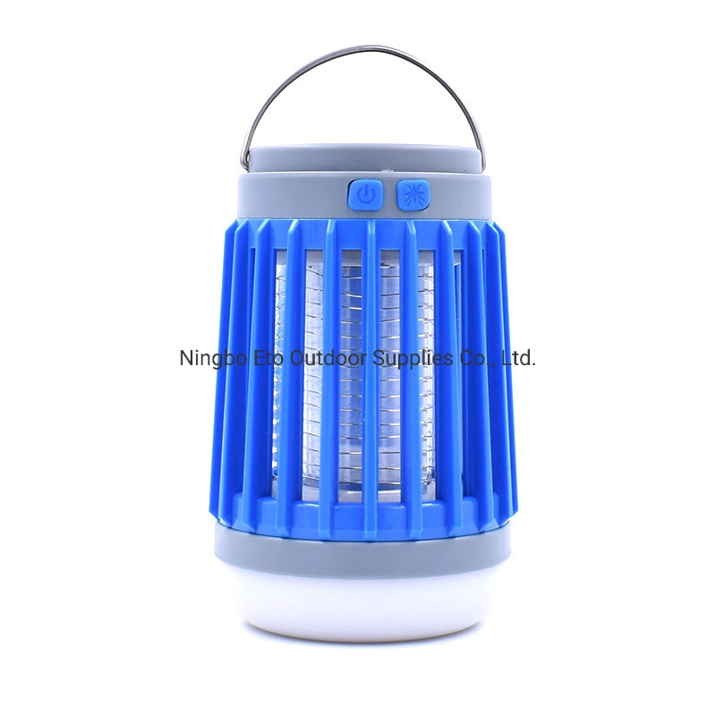 Upgraded New USB Charging LED Mosquito Killer Light with Electric Solar Panel Camping Light