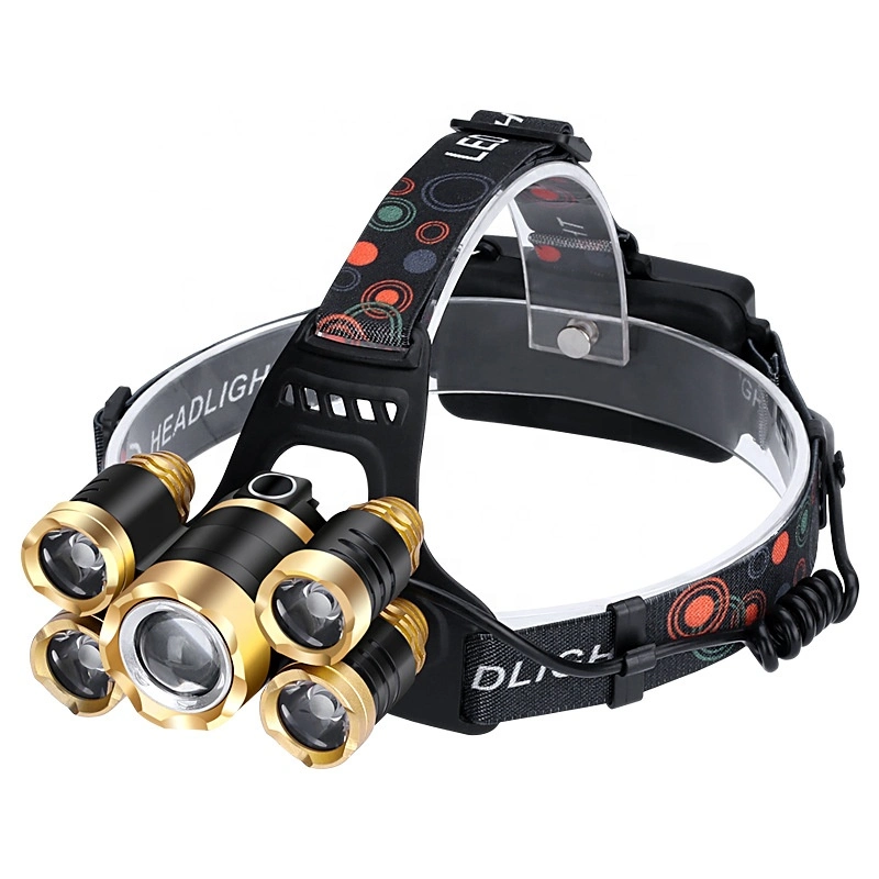 Flash Head Lamps High Power Zoom Headlamp for Hunting