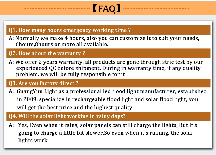 Portable LED Emergency Work Lights COB Outdoor Waterproof Flood Lights for Camping Car Repairing Hiking