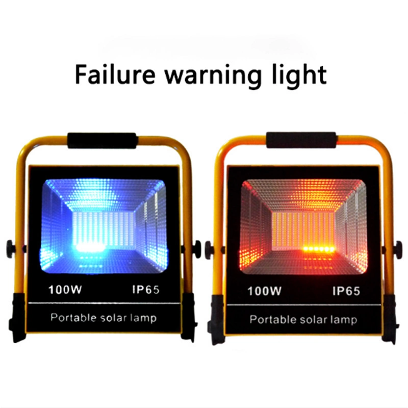 100W Foldable Solar LED Portable Camping Emergency Waterproof IP65 50W Travel Outdoor Light Wyz15141