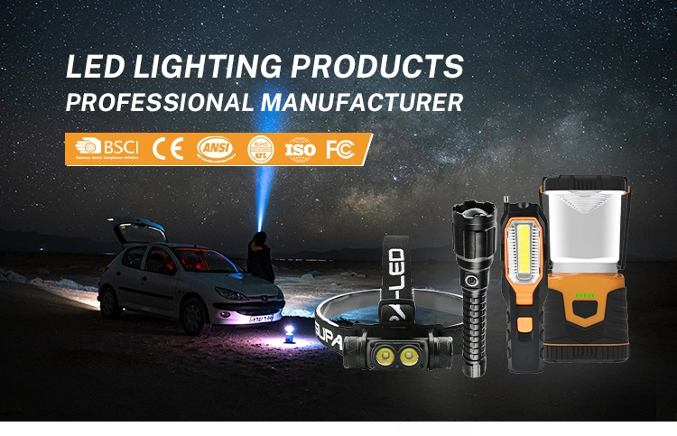 Factory Wholesale Headlight Aluminum LED Headlamp Flashlight, Waterproof 800 Lumen High Power USB Rechargeable Headlamp