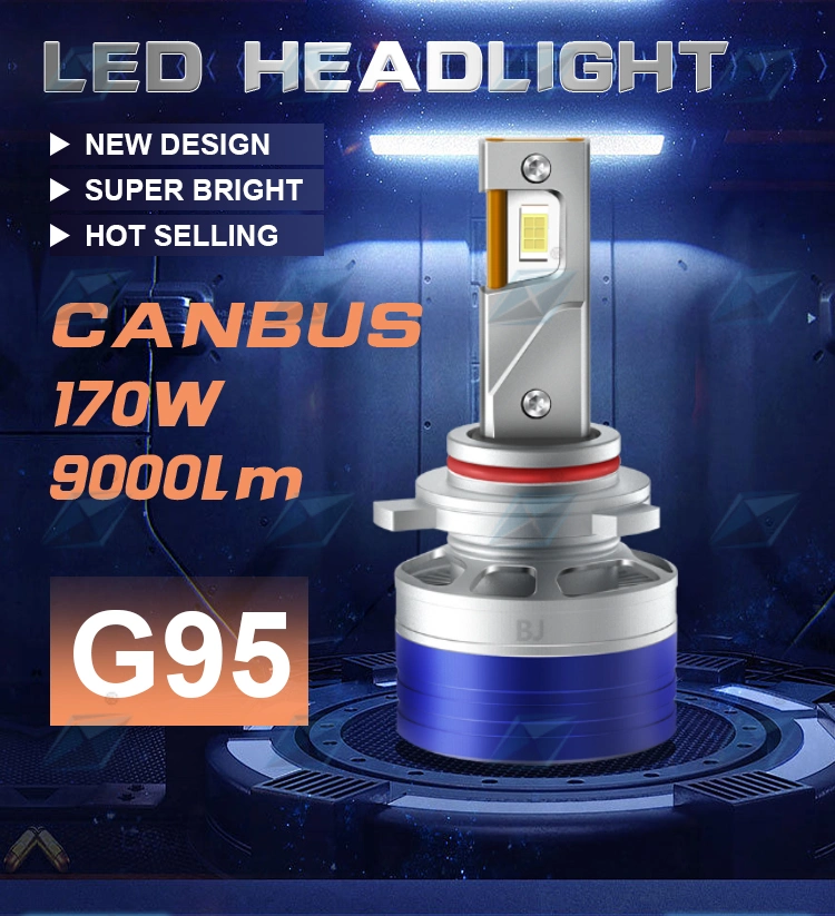 Automotive Light High Power 170W Car Bulbs LED Canbus H4 LED Headlight