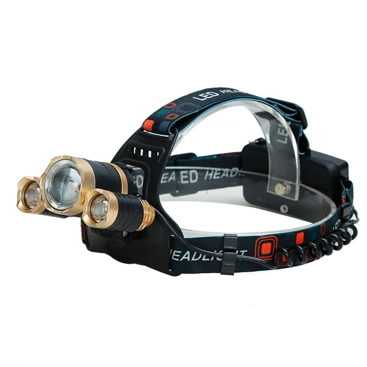 High Brightness LED Head Light USB Rechargeable Head Light Waterproof LED Headlamp