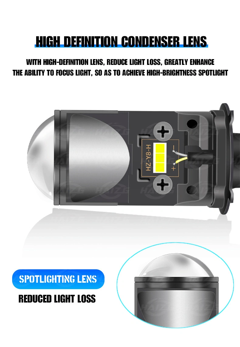 Hazig Car LED Light High Power Bulb LED Headlights Auto Lamps H4 Projector LED for Car Headlights