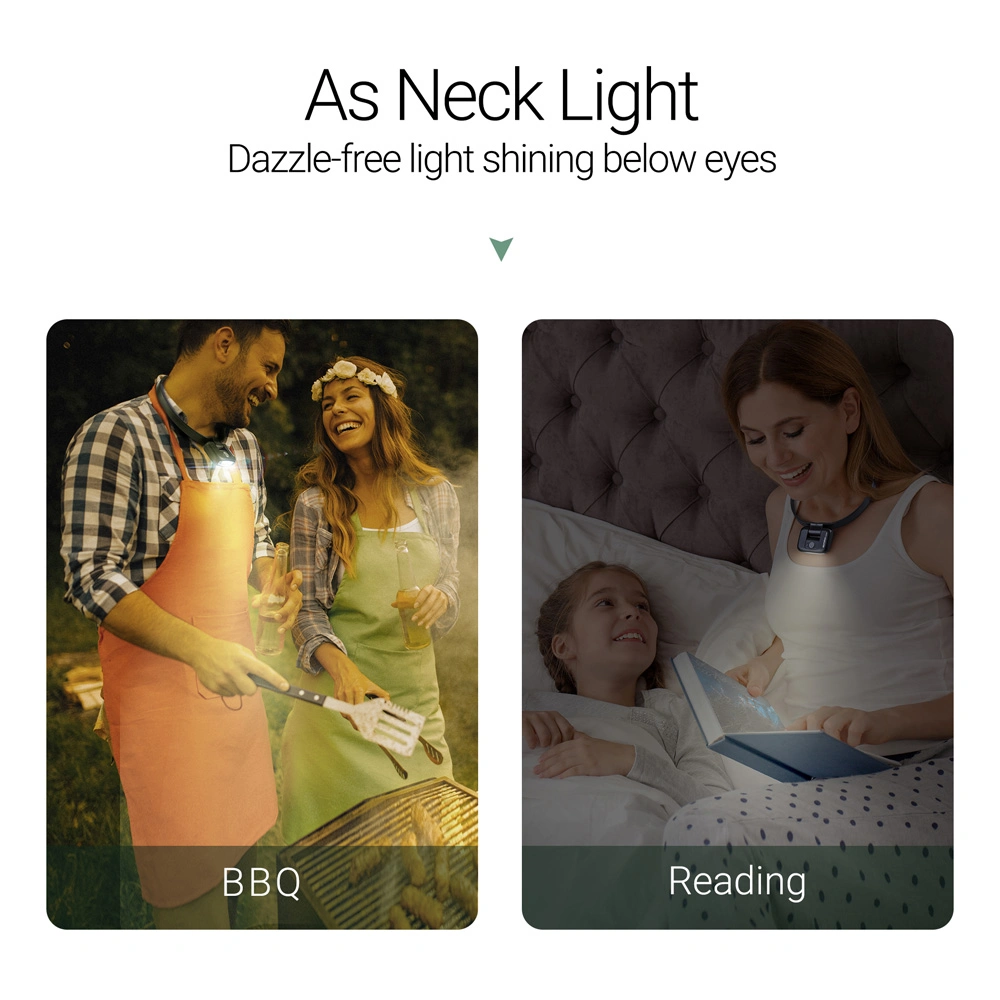 170lm Flexible LED COB LED Reading Light Hug Light COB Necklight