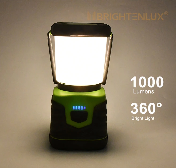 Brightenlux New Design 360 Brightness High Bright Portable Outdoor LED Camping Light for Tent, Waterproof 3 D Battery LED Camping Lantern