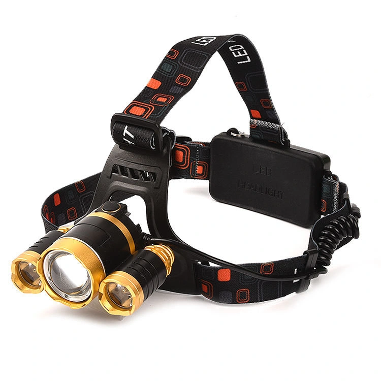 Glodmore2 Wholesale New AA COB LED T6 Moving Running Powerful Hunting USB Rechargeable LED Head Torch Light Headlamp