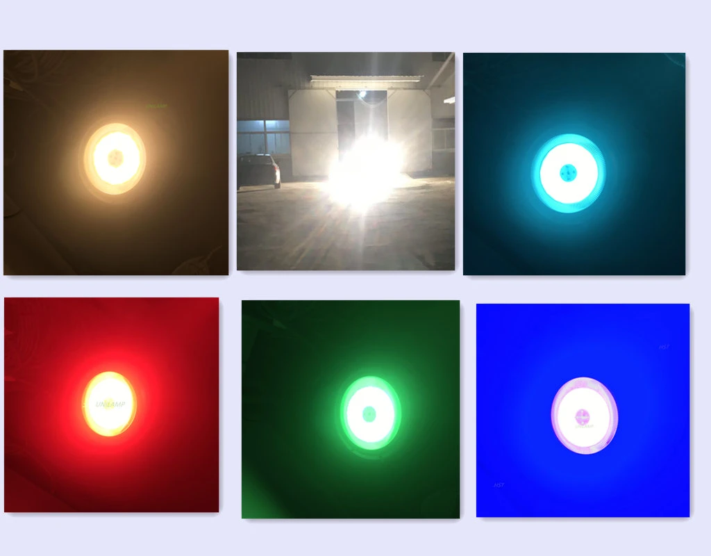 LED Fishing Light LED Flood Light Green Color Cyan Blue Yellow Red White