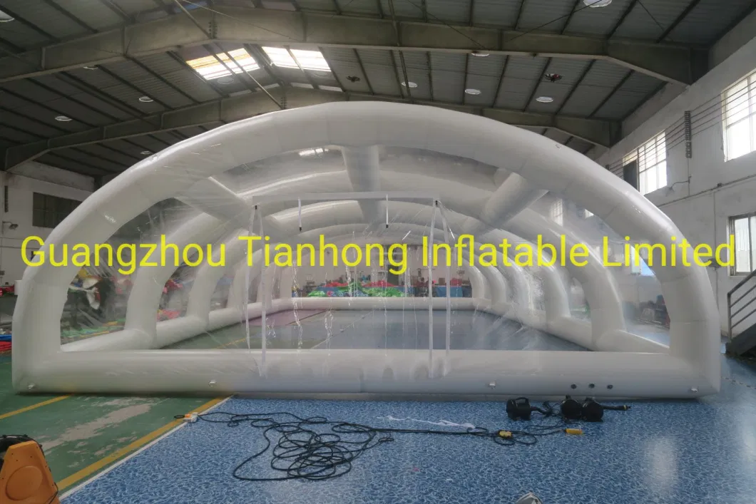 10X6m Transparent Inflatable Pool Cover Dome Tent