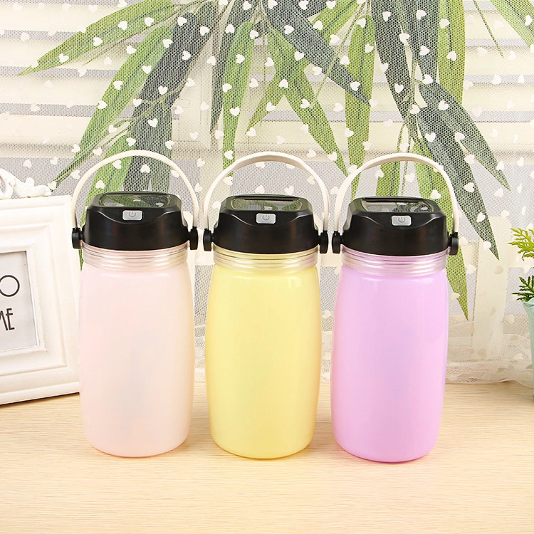 Waterproof Folding Silicone Cup LED Camping Light Bottle