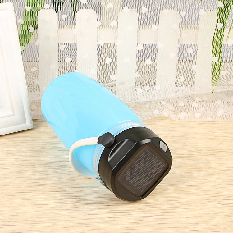 Waterproof Folding Silicone Cup LED Camping Light Bottle