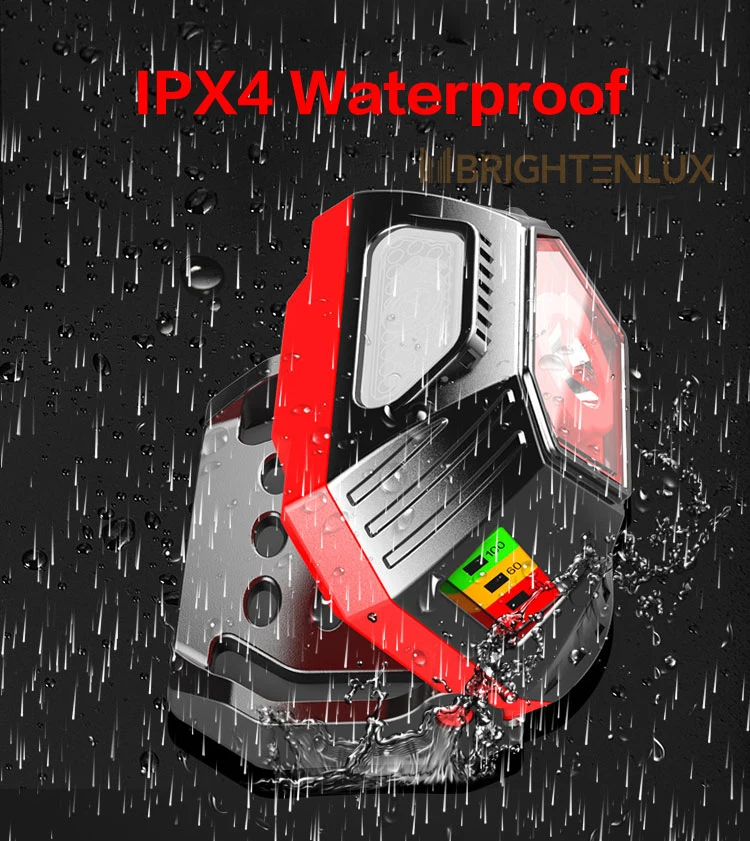 Brightenlux Logo Printing 60 Adjustable Mini Shaking Sensor Ipx4 Waterproof Rechargeable COB LED Tactical Mini Headlamp