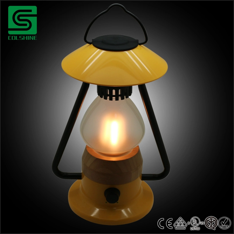 Dimmable Camping Lantern Suspended LED Light with a Blue Tooth Speaker