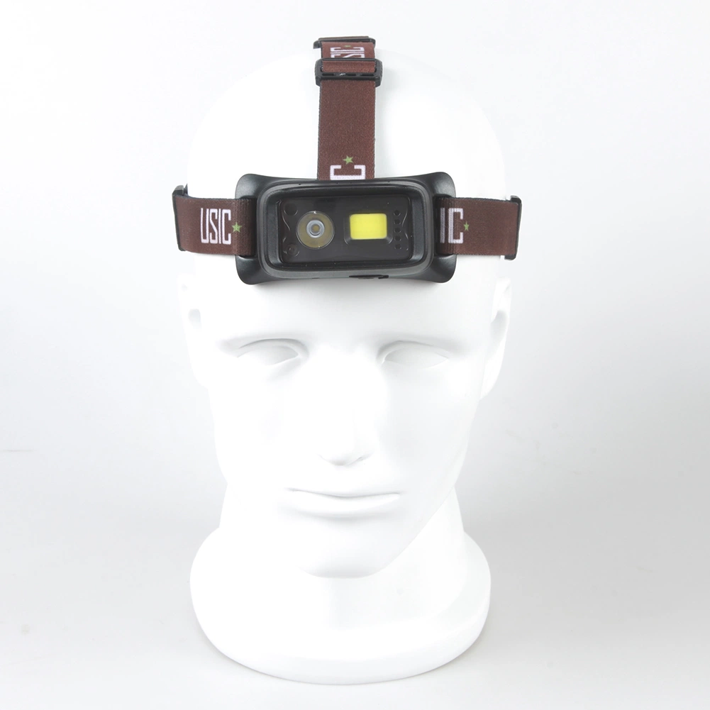 Yichen Waterproof Rechargeable COB LED Headlamp with Motion Sensor