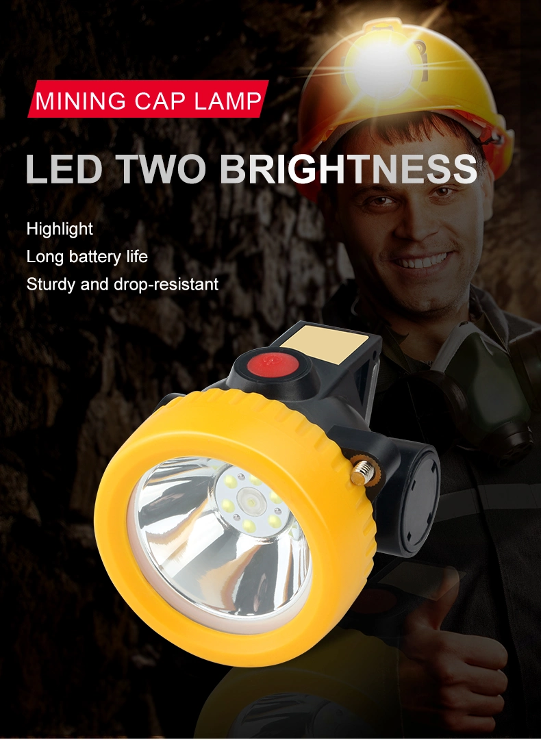 Bozzys High Brightness Industrial Waterproof Coal Miner Headlamp with Charger
