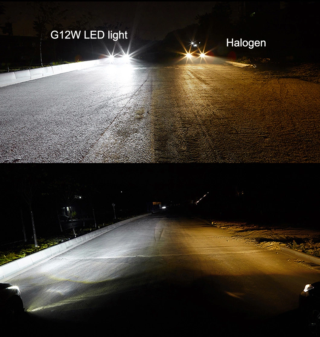 G-View G12W Free Laser Logo Super Canbus H11 LED Auto Headlight 130w 300000lm H4 H7 9012 Led Bulbs 880 881 LED Headlight
