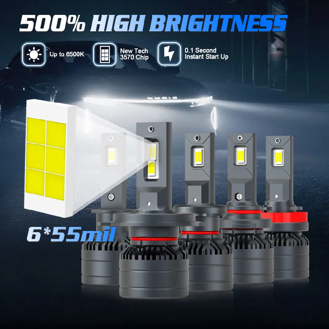 G-View 20000lm LED Moto/Auto Lighting Headlight LED Bulb H4 H7 9005 9006 9007 Low Beam 105W High Power LED Headlights