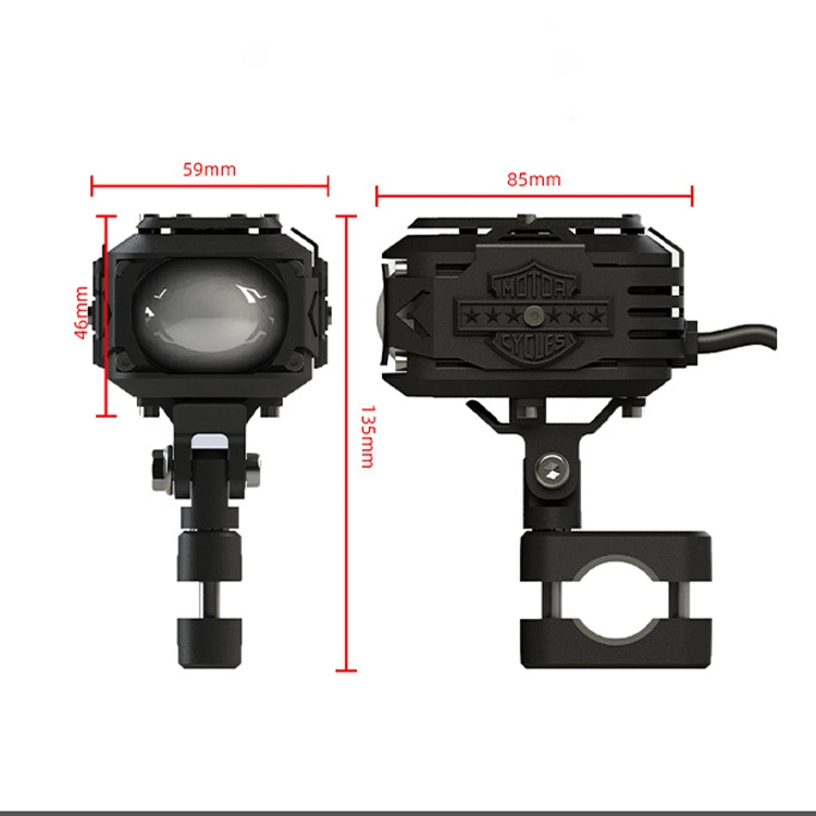 60W Super Bright and Strong Spotlight Dual Color 12-24V Lens LED Car Light