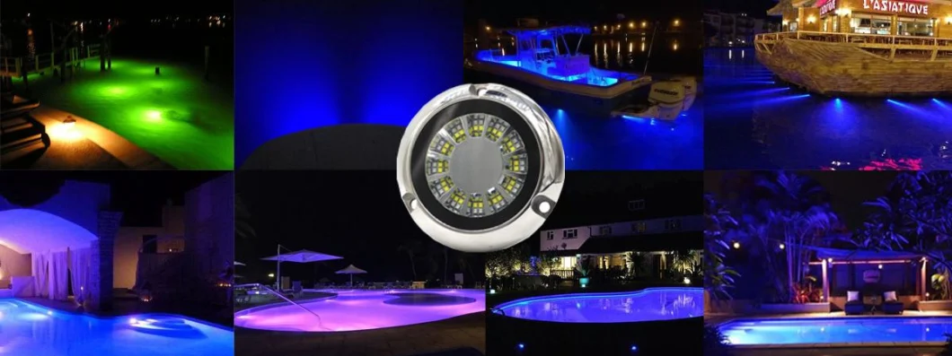 High Intensity Yacht Marine LED Underwater Boat Transom Lights for Night Fishing