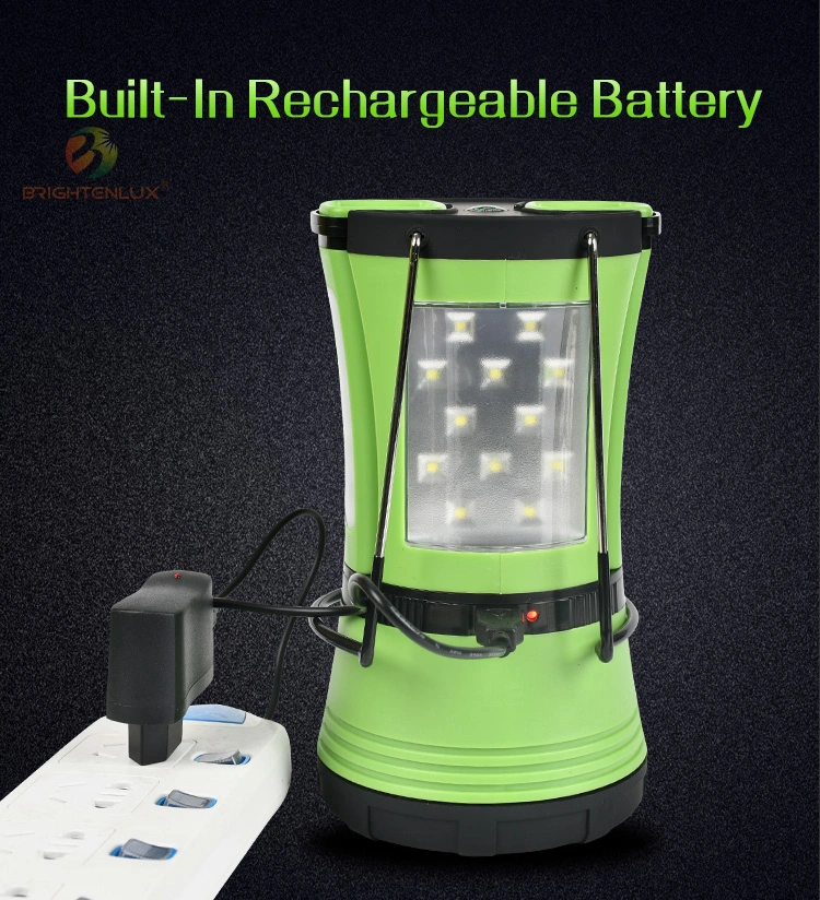 Brightenlux Rechargeable Camping Lantern, Waterproof Portable Plastic Emergency Outdoor Rechargeable LED Camping LED Lamp Lantern Lights